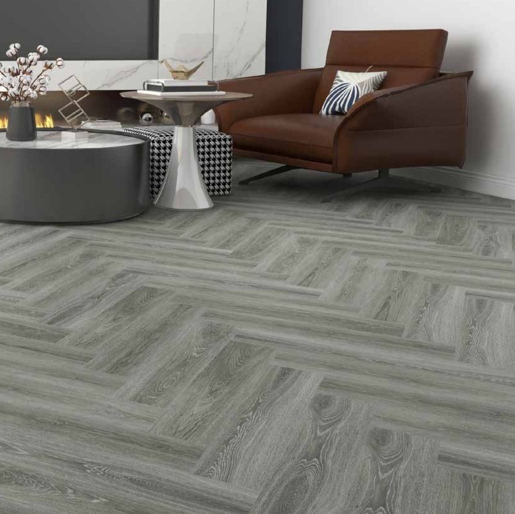 Driftwood Oak Herringbone SPC Click 5mm
