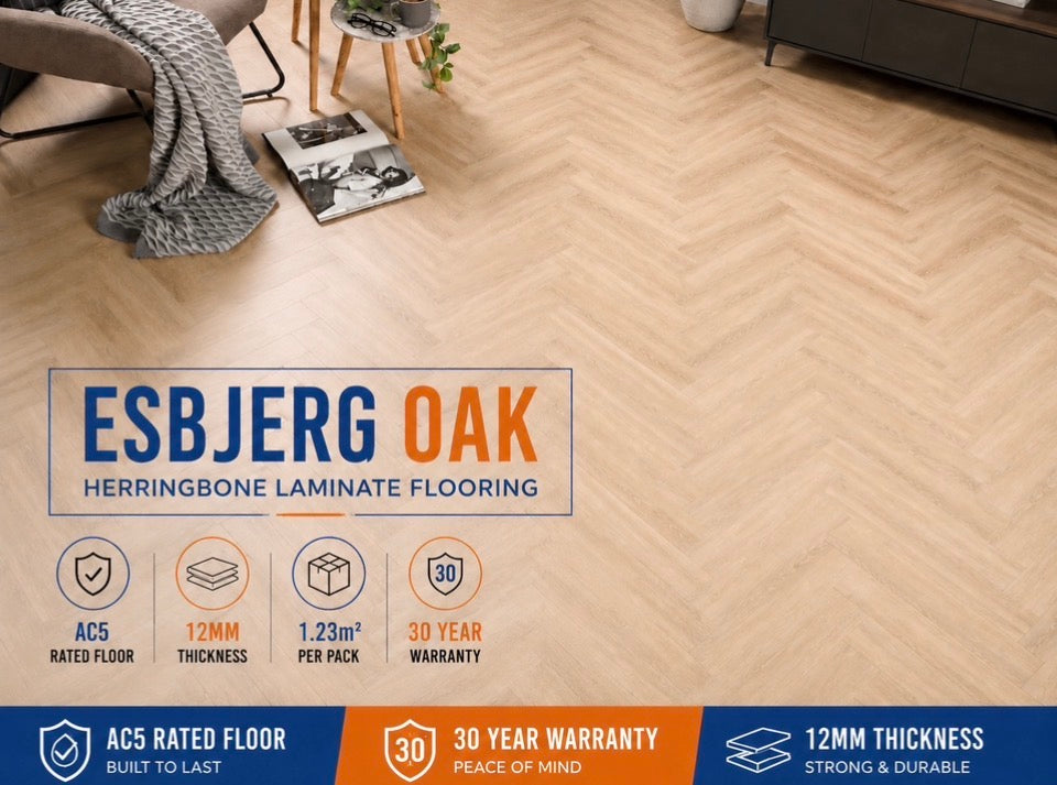Esbjerg Oak Herringbone 12mm