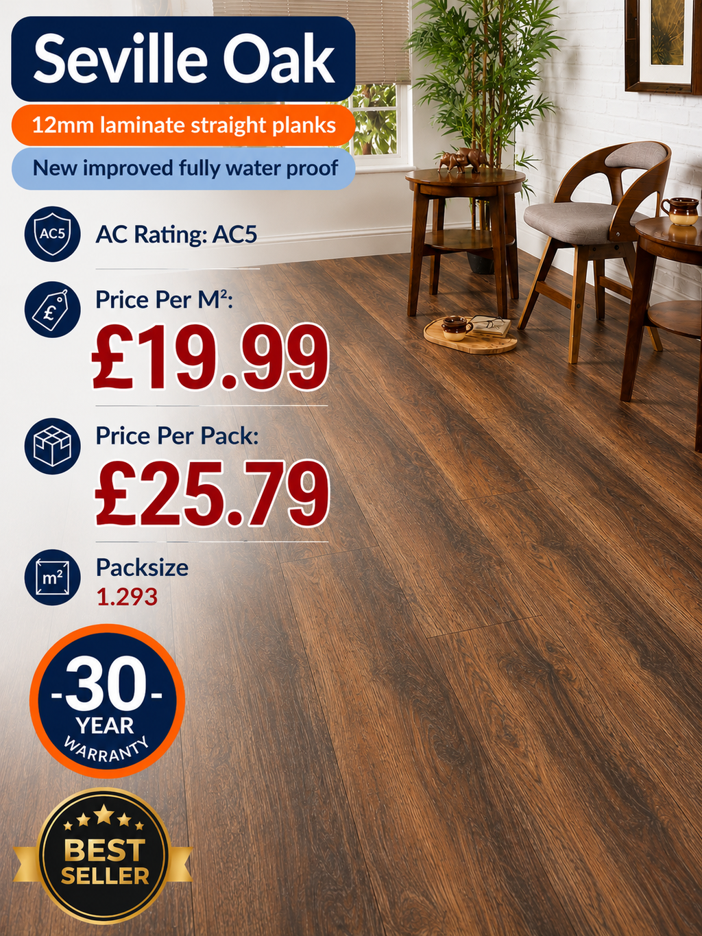 Seville Oak 12mm