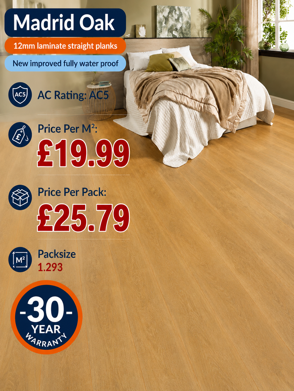 Madrid Oak 12mm