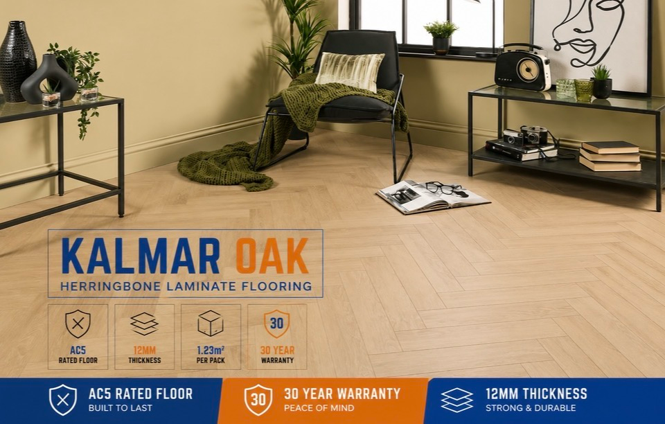 Kalmar Oak Herringbone 12mm