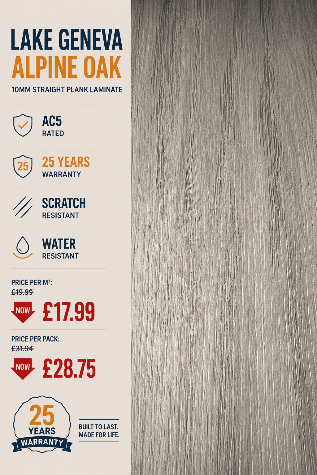 Lake Geneva Alpine Oak 10mm