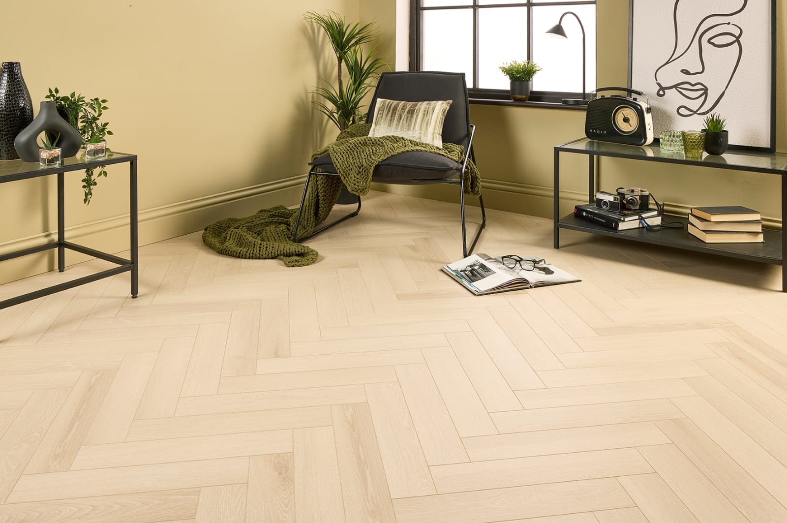 Kalmar Oak Herringbone 12mm