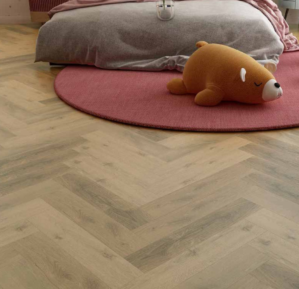 Natural Oak Herringbone SPC Click 5mm